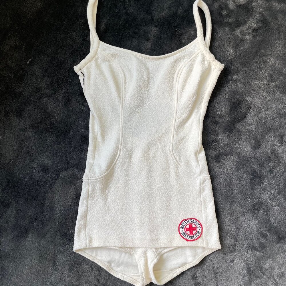 Vintage lifeguard swimsuit